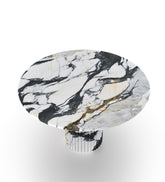 Elisa Petit Round Dining Table Marble Couture - Zicana Boutique - 2